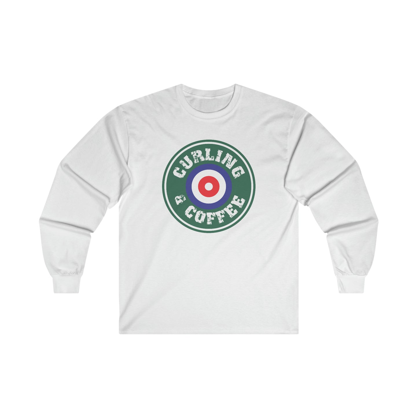 Coffee and Curling Design 1 Ultra Cotton Long Sleeve Tee