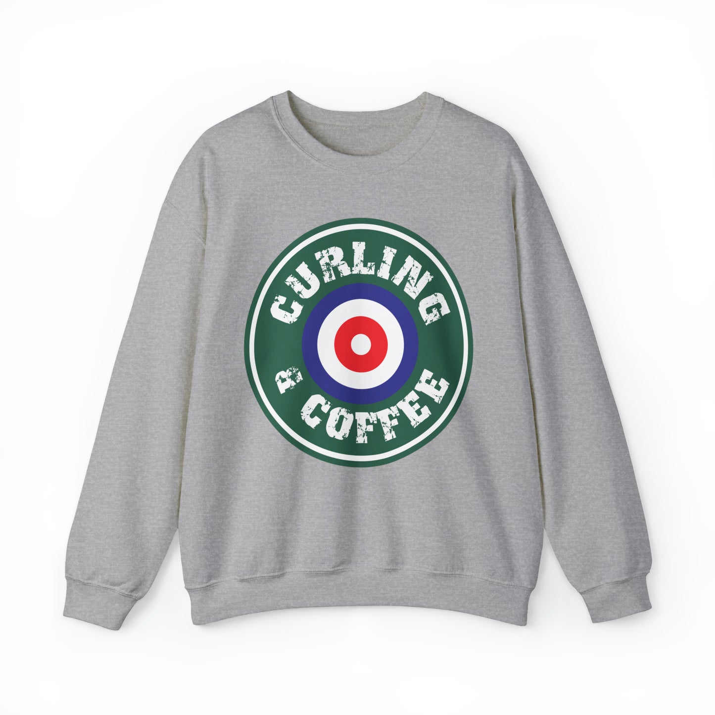 Curling & Coffee Design 1 Curling Club Unisex Heavy Blend™ Crewneck Sweatshirt