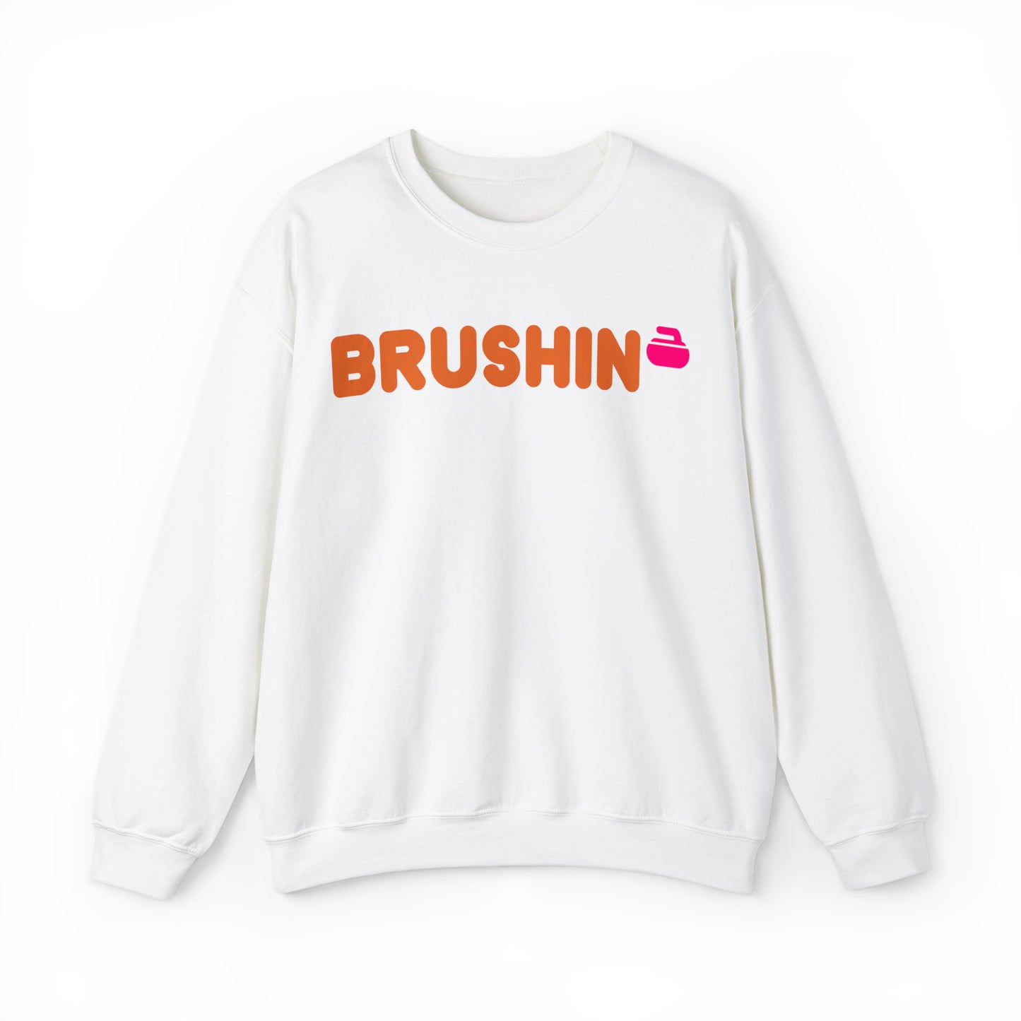 Brushin Curling Club Unisex Heavy Blend™ Crewneck Sweatshirt