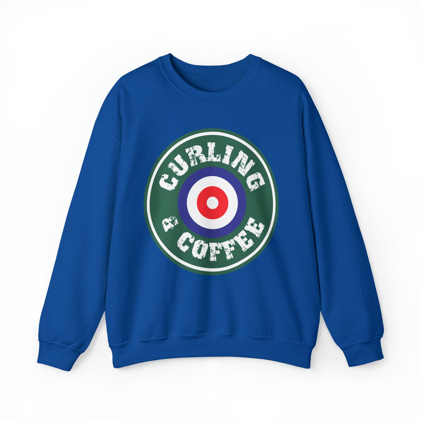 Curling & Coffee Design 1 Curling Club Unisex Heavy Blend™ Crewneck Sweatshirt