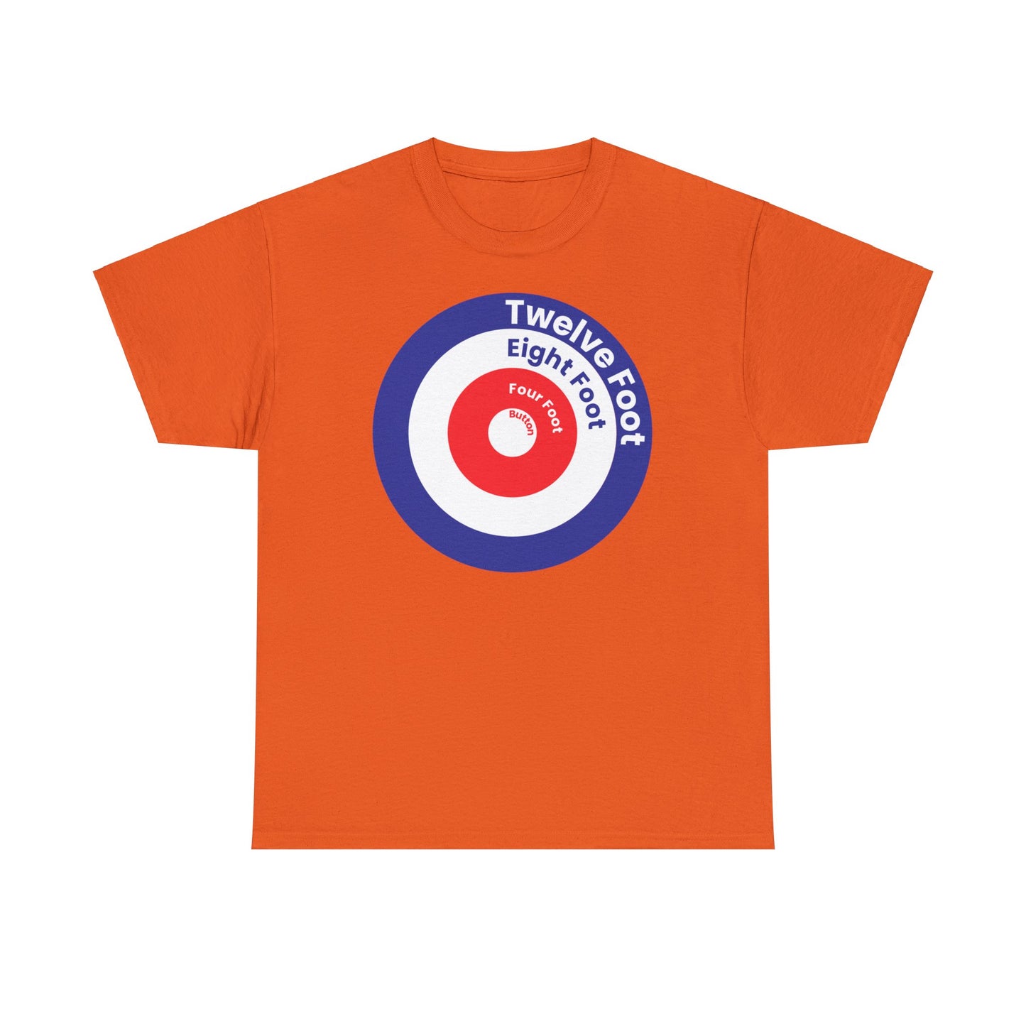 12 8 4 Right Curling Unisex Heavy Cotton Tee