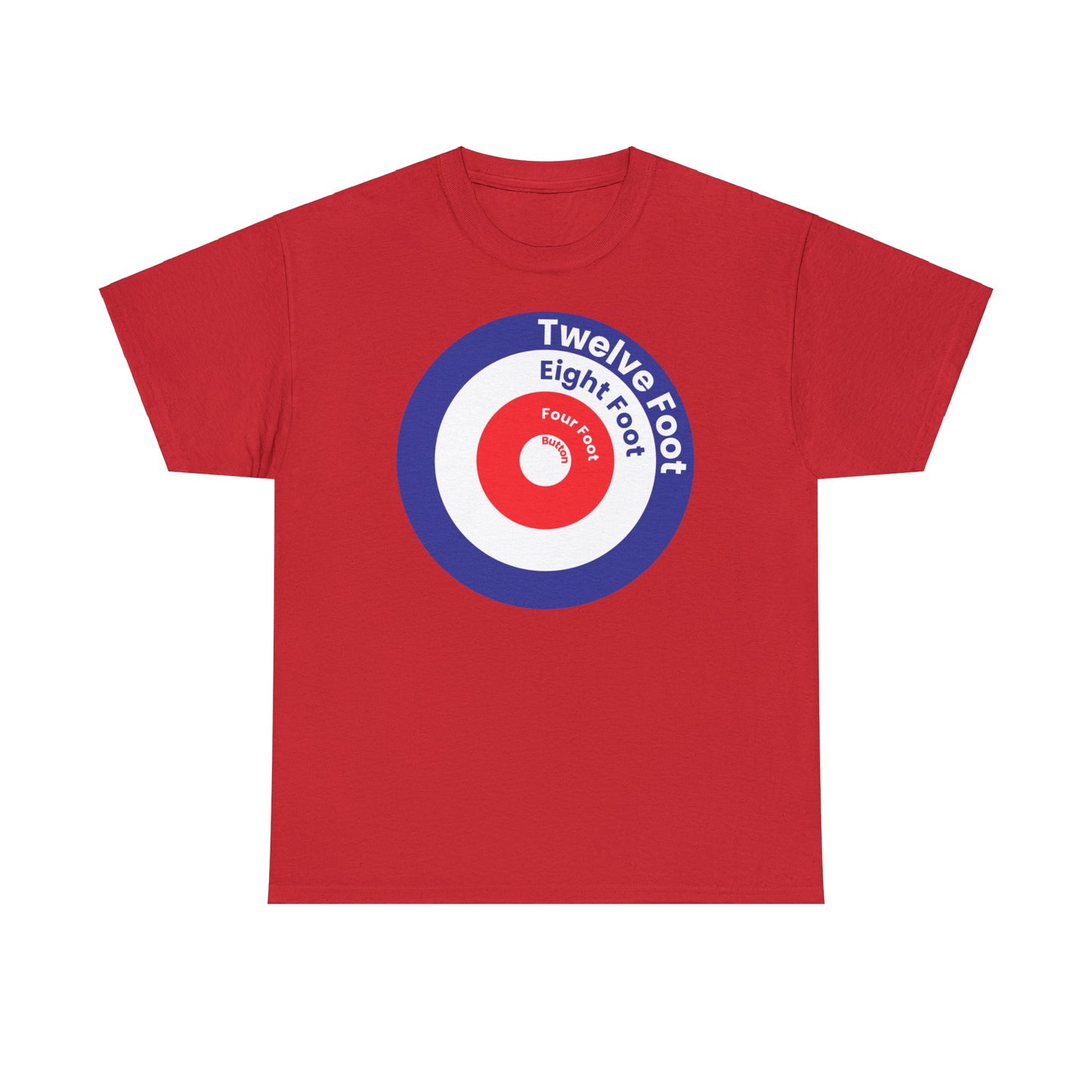 12 8 4 Right Curling Unisex Heavy Cotton Tee