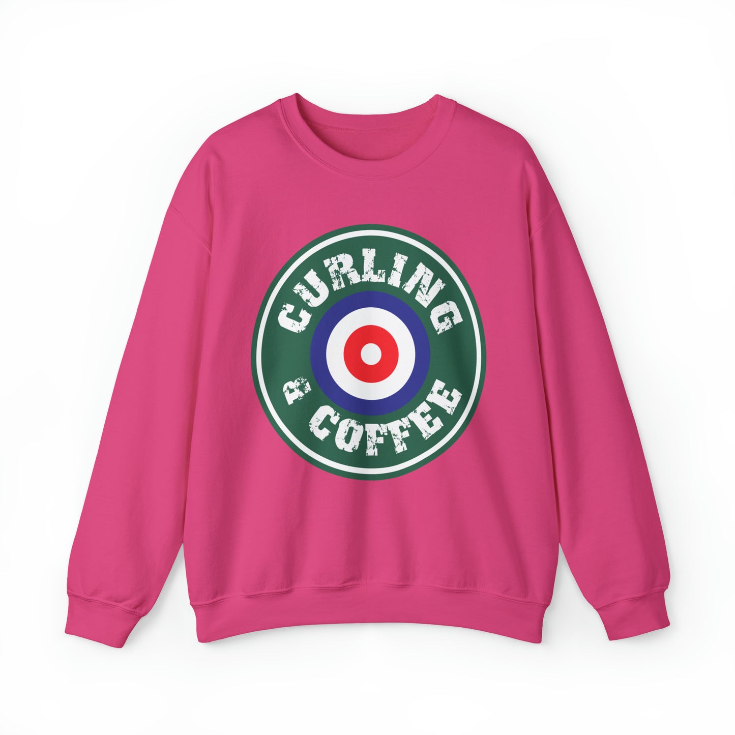 Curling & Coffee Design 1 Curling Club Unisex Heavy Blend™ Crewneck Sweatshirt