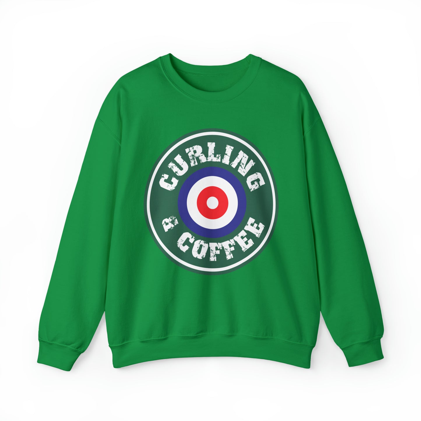 Curling & Coffee Design 1 Curling Club Unisex Heavy Blend™ Crewneck Sweatshirt