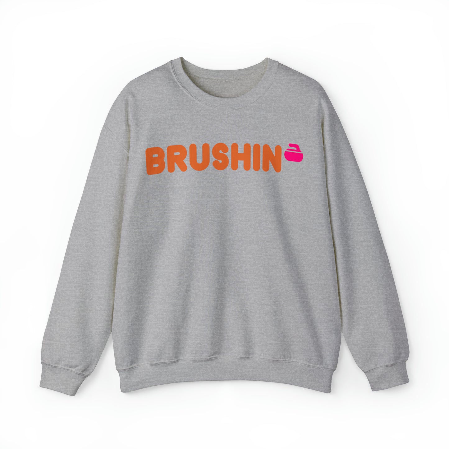 Brushin Curling Club Unisex Heavy Blend™ Crewneck Sweatshirt