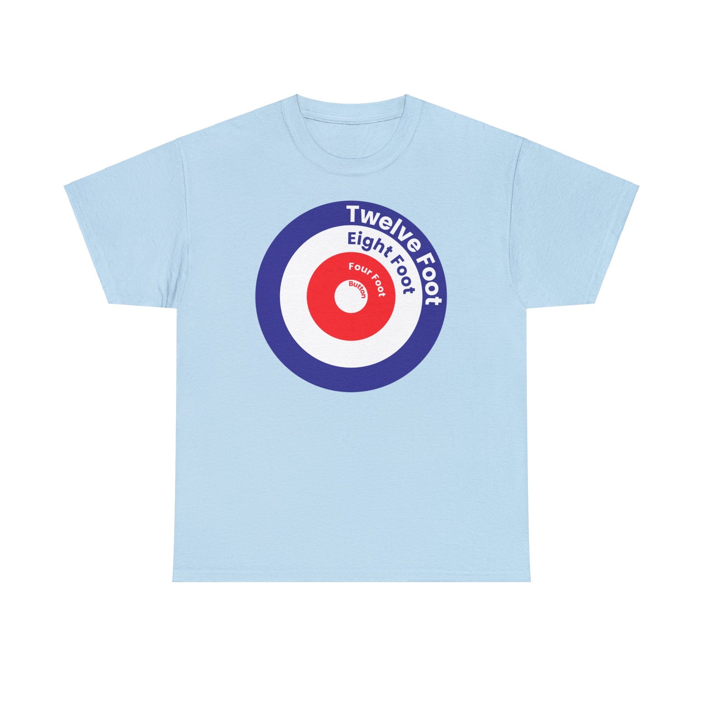 12 8 4 Right Curling Unisex Heavy Cotton Tee