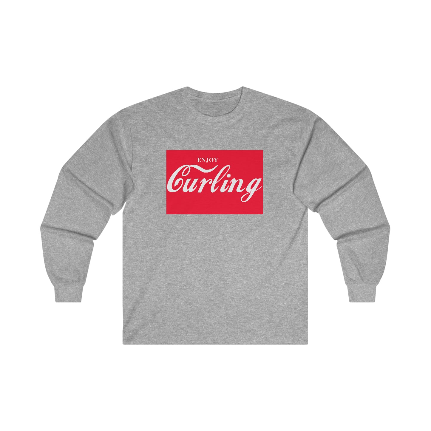 Enjoy Curling T Shirt Ultra Cotton Long Sleeve Tee