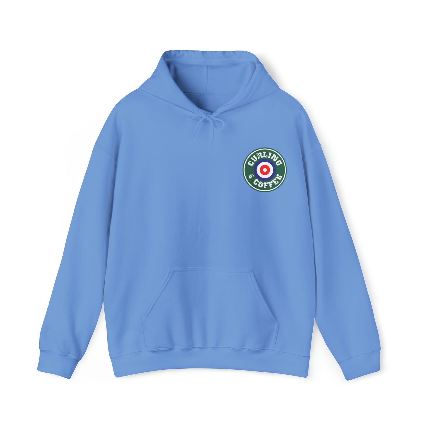 Curling and Coffee Design 1 Hoodie Unisex Heavy Blend™ Hooded Sweatshirt