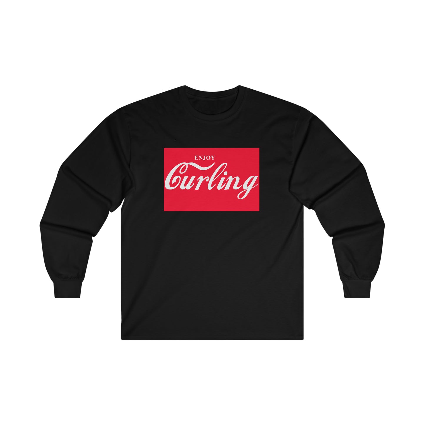 Enjoy Curling T Shirt Ultra Cotton Long Sleeve Tee