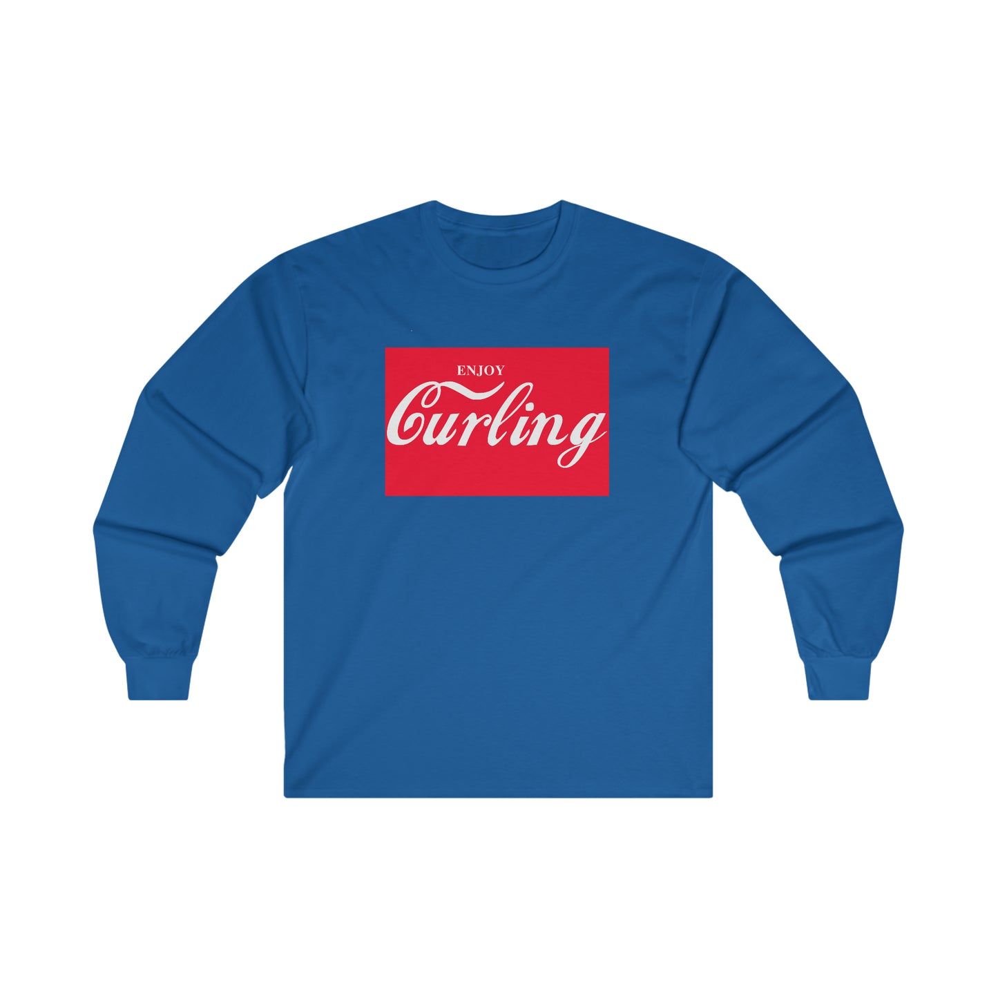 Enjoy Curling T Shirt Ultra Cotton Long Sleeve Tee