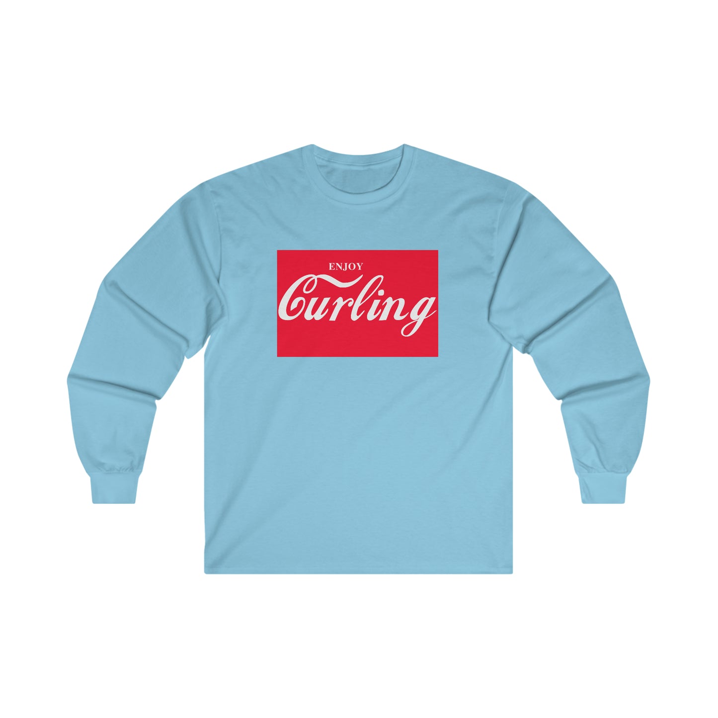 Enjoy Curling T Shirt Ultra Cotton Long Sleeve Tee