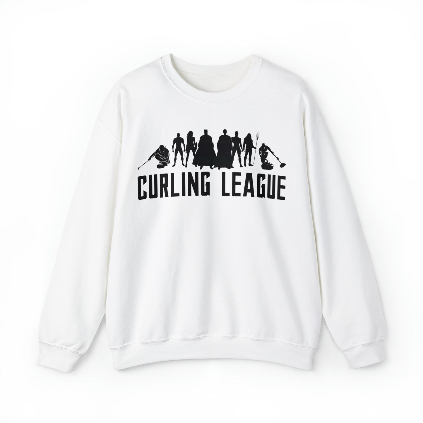 Curling League Unisex Heavy Blend™ Crewneck Sweatshirt