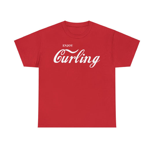 Enjoy Curling Unisex Heavy Cotton Tee