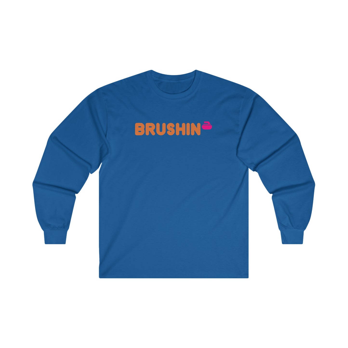 Brushin Curling Design Ultra Cotton Long Sleeve Tee