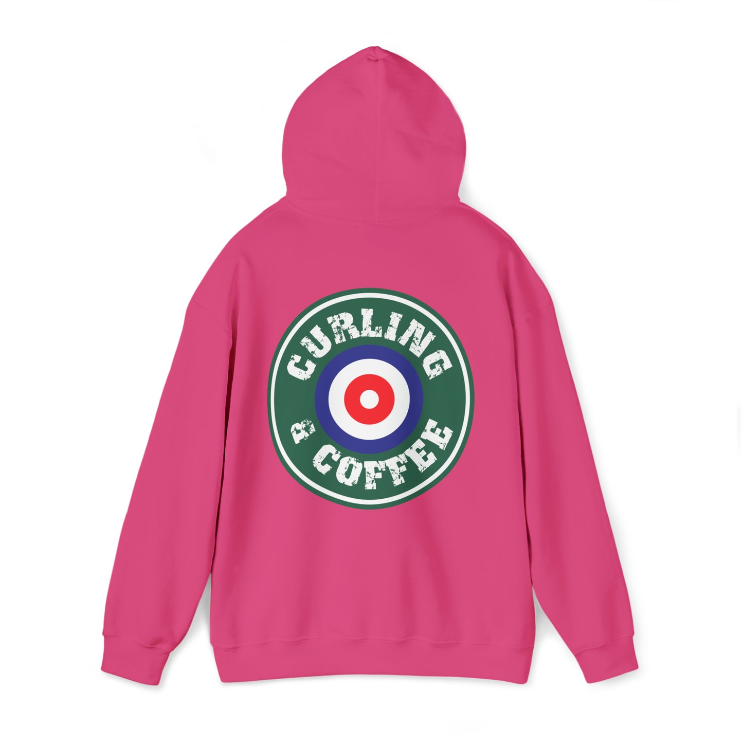 Curling and Coffee Design 1 Hoodie Unisex Heavy Blend™ Hooded Sweatshirt