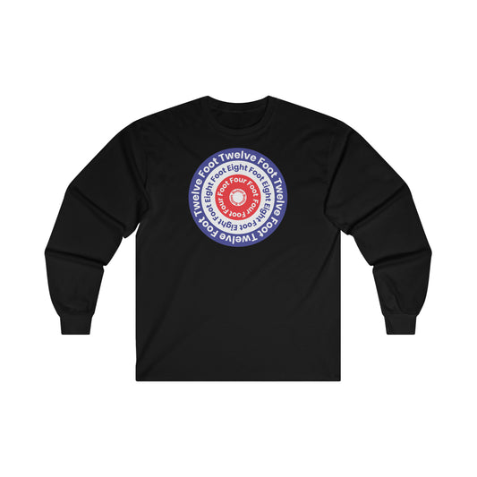 12 8 4 Full House Curling Design Ultra Cotton Long Sleeve Tee