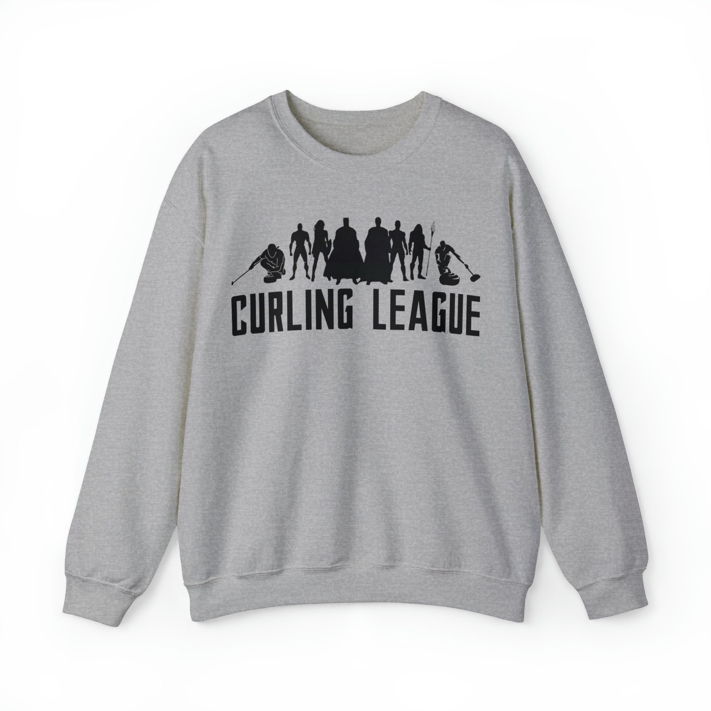 Curling League Unisex Heavy Blend™ Crewneck Sweatshirt