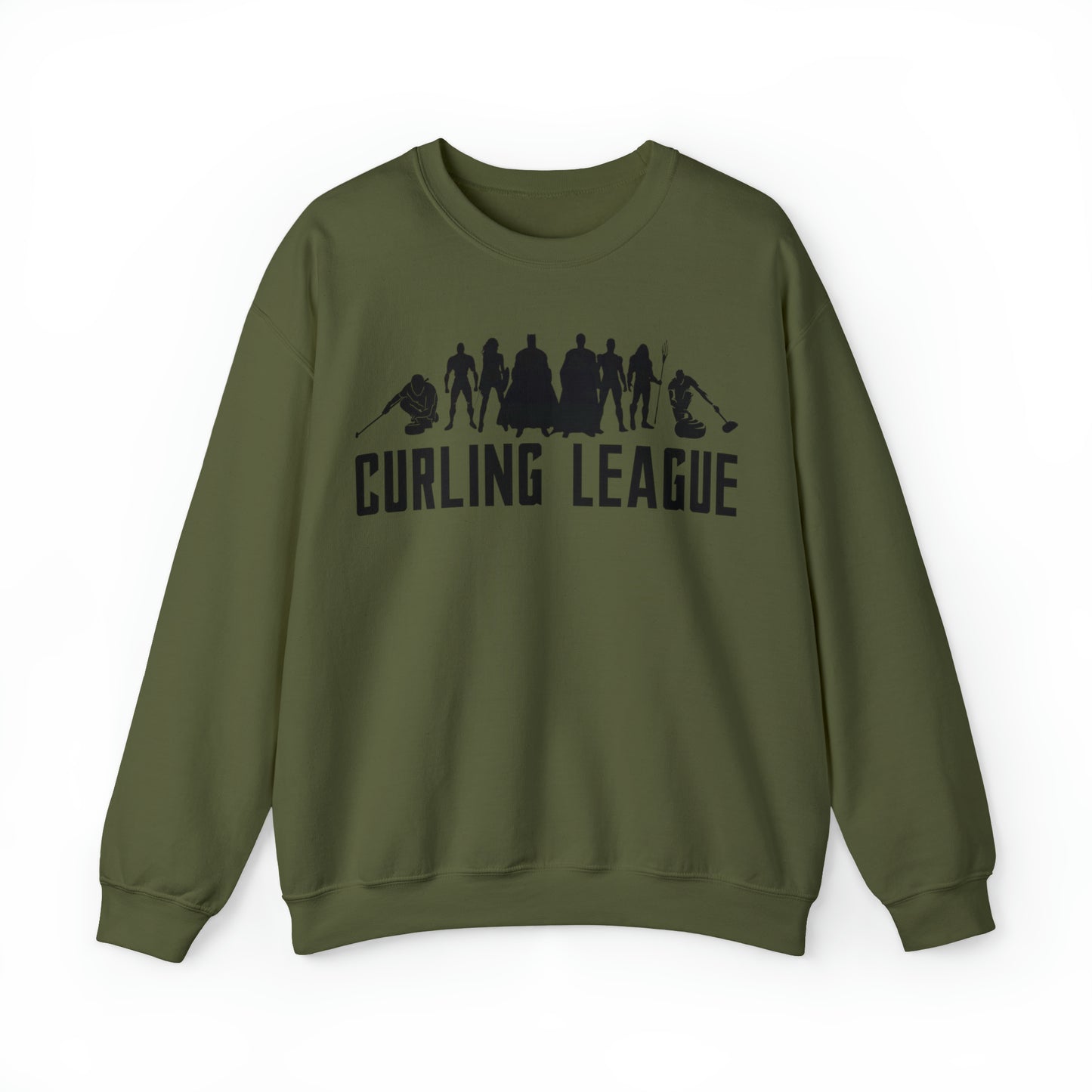 Curling League Unisex Heavy Blend™ Crewneck Sweatshirt