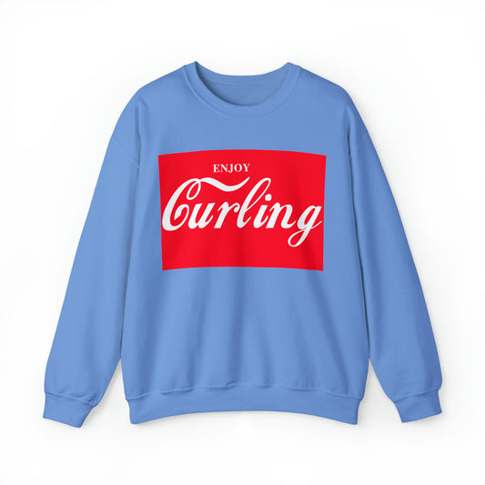 Enjoy Curling Club Unisex Heavy Blend™ Crewneck Sweatshirt