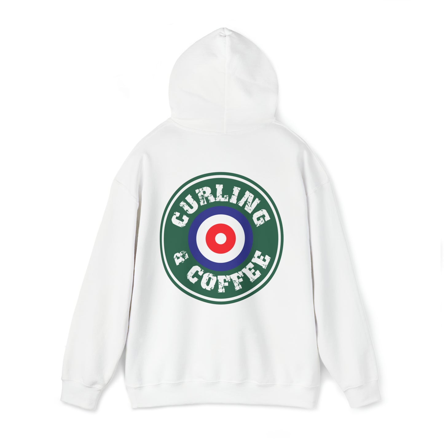 Curling and Coffee Design 1 Hoodie Unisex Heavy Blend™ Hooded Sweatshirt