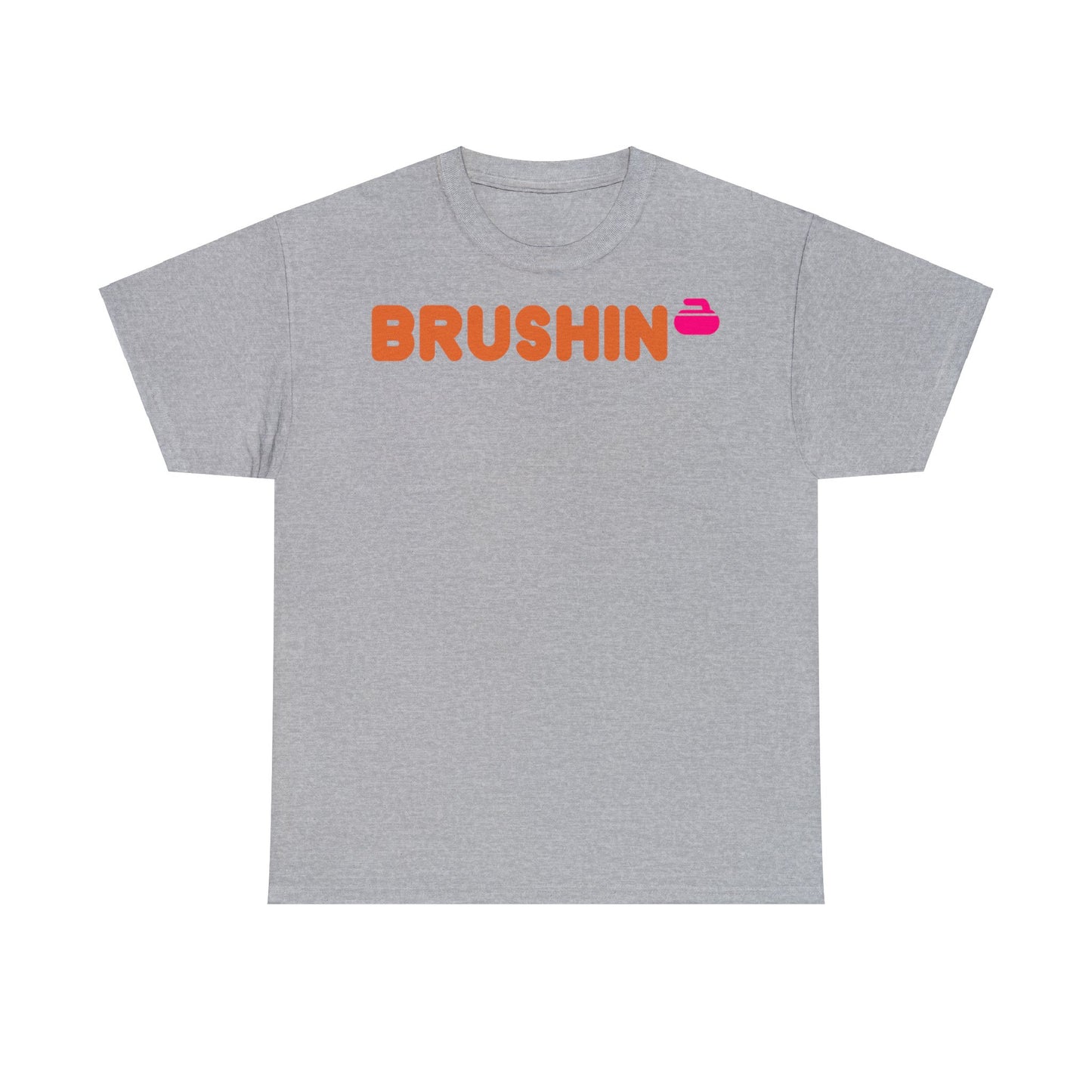 Brushin Curling Unisex Heavy Cotton Tee