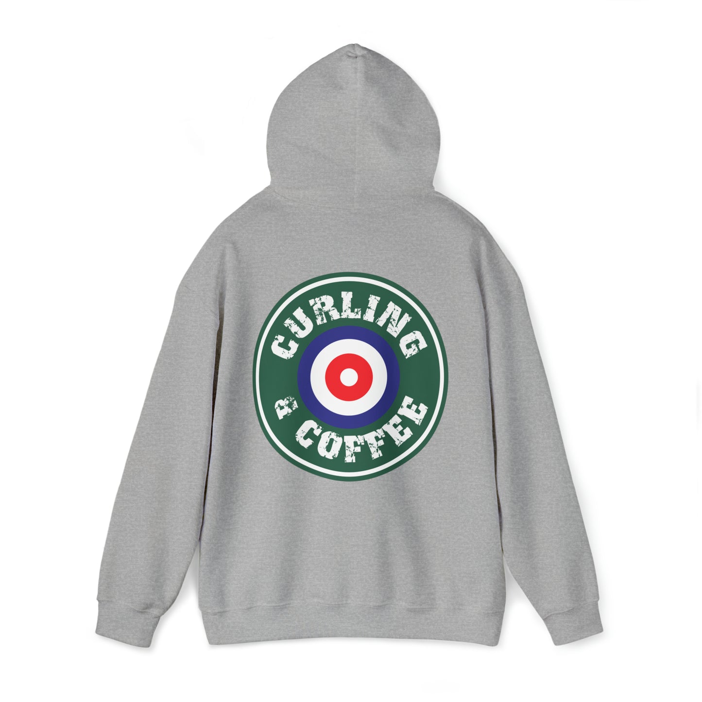 Curling and Coffee Design 1 Hoodie Unisex Heavy Blend™ Hooded Sweatshirt