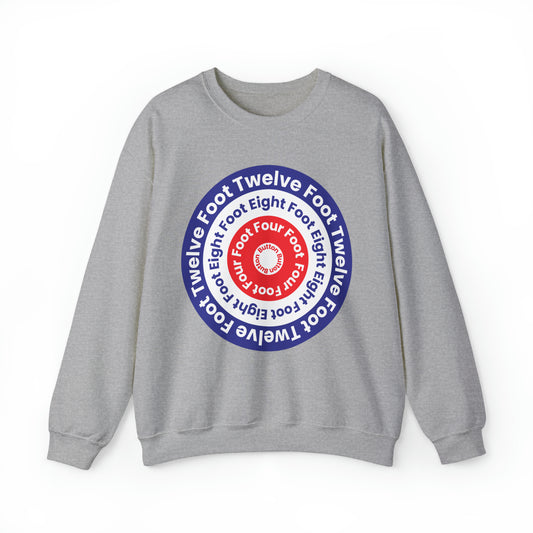 12 8 4 Full House Curling Club Unisex Heavy Blend™ Crewneck Sweatshirt