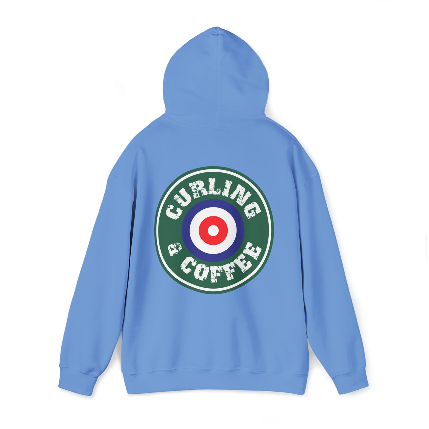 Curling and Coffee Design 1 Hoodie Unisex Heavy Blend™ Hooded Sweatshirt